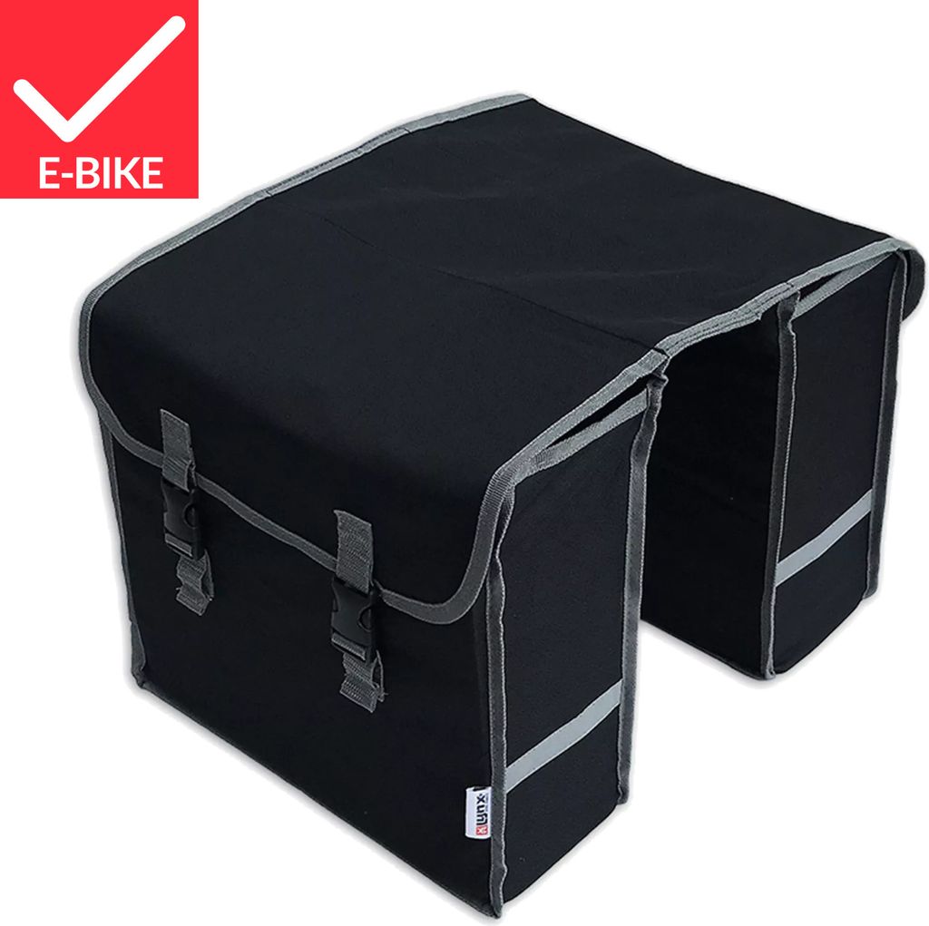 Lynx Polyester-Doppeltasche 32L schwarz / grau Produktbild 