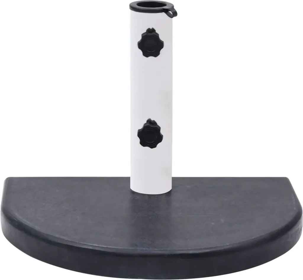 Support parapluie en granit noir vidaXL ultra stable et design 40cm