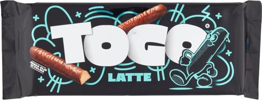 6x Pavesi Togo Classic al latte schoko riegel Kekse mit milch schokolade 120g kuchen snack