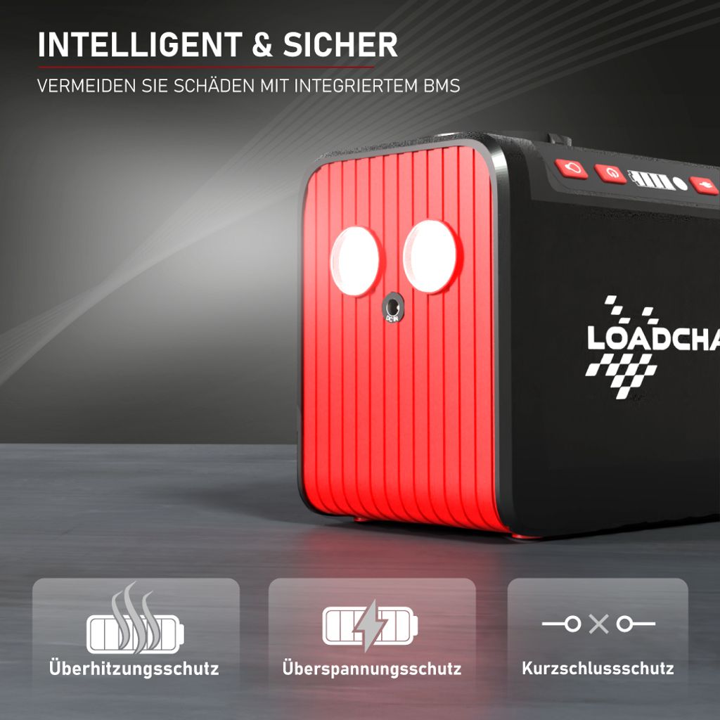 Loadchamp Powerbank mit Steckdose 24000mAh Produktbild 6