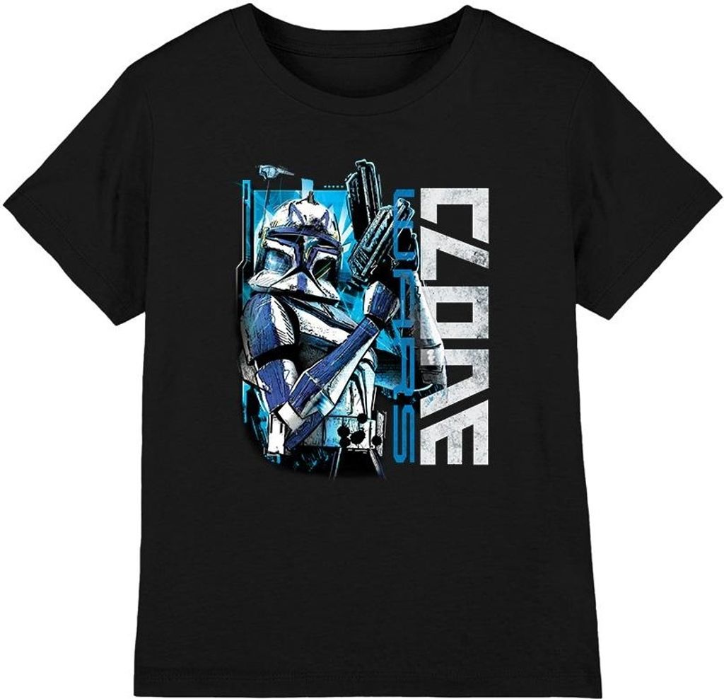 Star Wars - T-Shirt für Kinder TV3874 (116) (Schwarz)