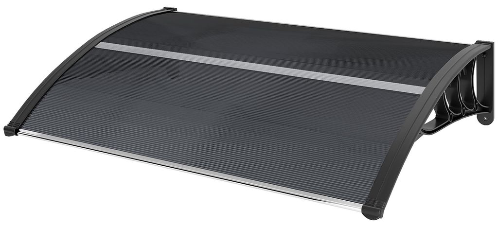 Outsunny luifel voor voordeur, 100 x 75 cm, overkapping van Productafbeelding 