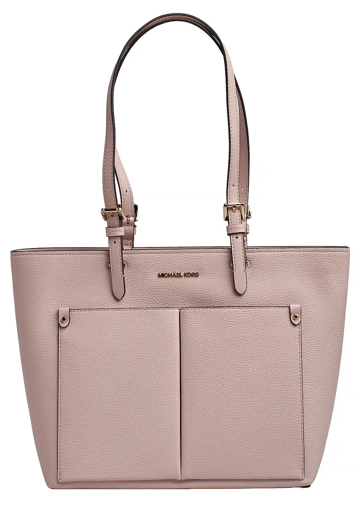 Sac Cabas Michael Kors Jet Set Medium avec Fermeture Zippée et Logo Doré