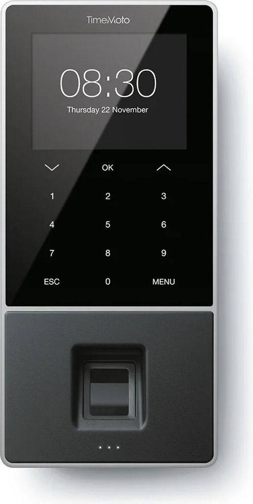 Safescan TM-828 SC, Černá, Otisky prstů, Heslo, Přikládací Obrázek produktu 