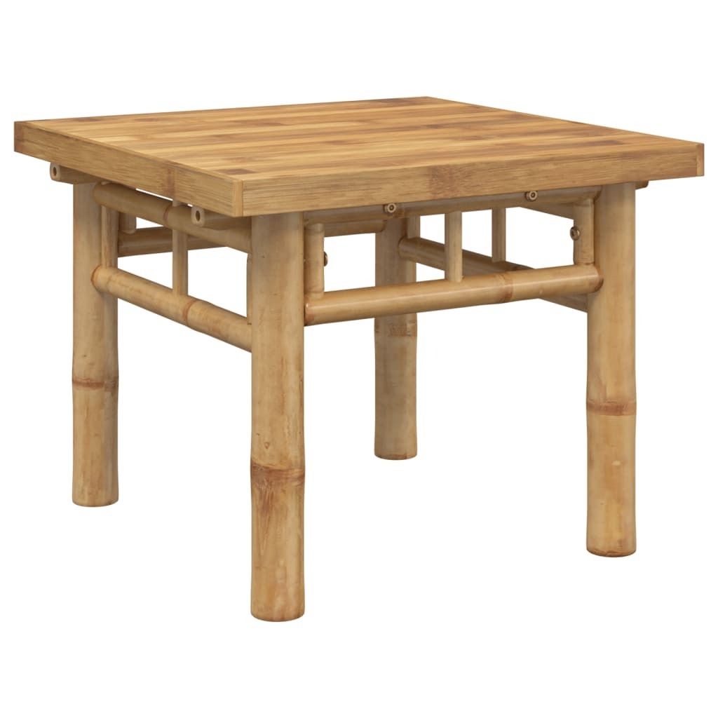 Bambus Couchtisch mit Latten-Design, 45 cm Länge, 45 cm Breite, 35 cm Höhe