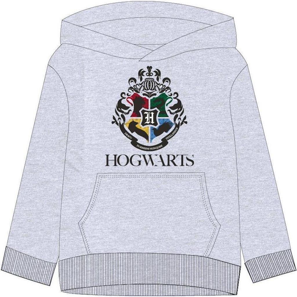 Harry Potter Sweatshirt "Hogwarts" Schriftzug und Wappen 158/164