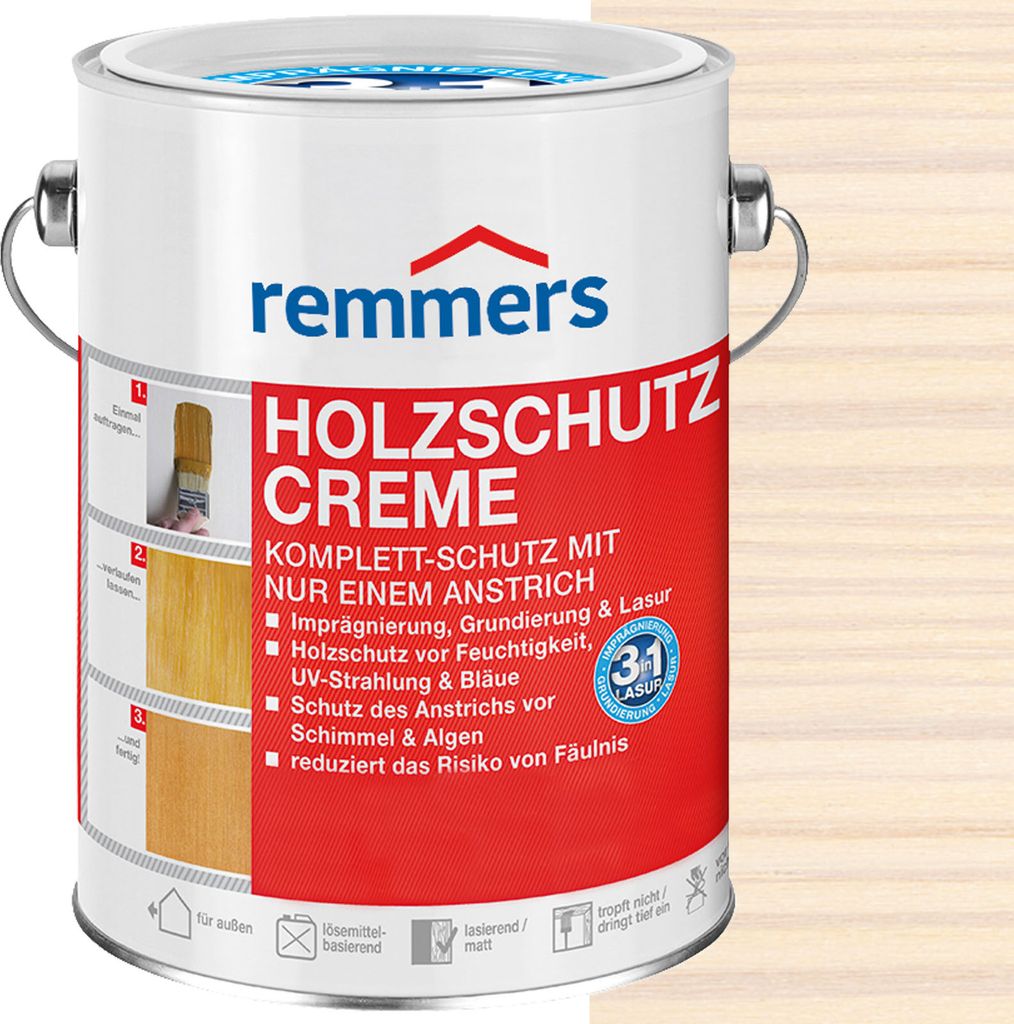 Remmers Ochranný krém na dřevo bezbarvý 5 l Obrázek produktu 5