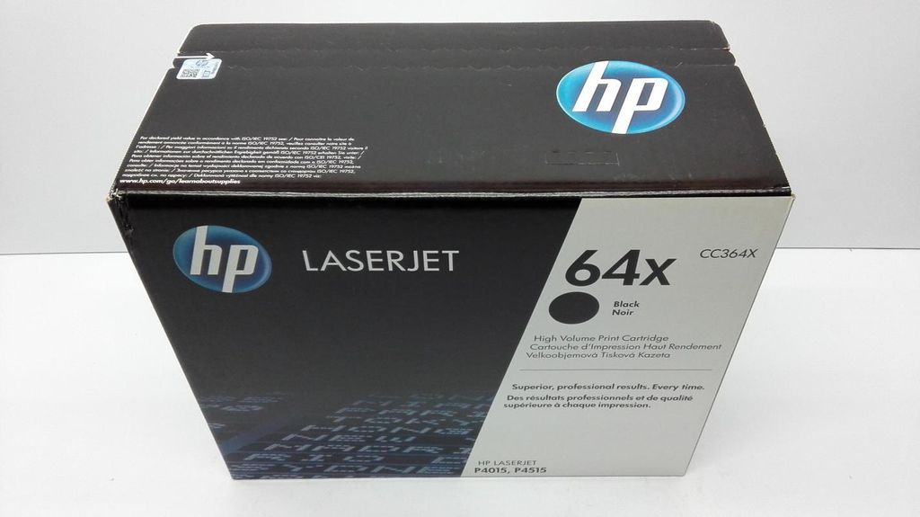 HP 64X High Yield Black Original LaserJet Toner Cartridge, Produktbild 