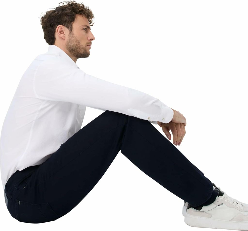 Brax Hose 5-Pocket Chuck dunkelblau einfarbig