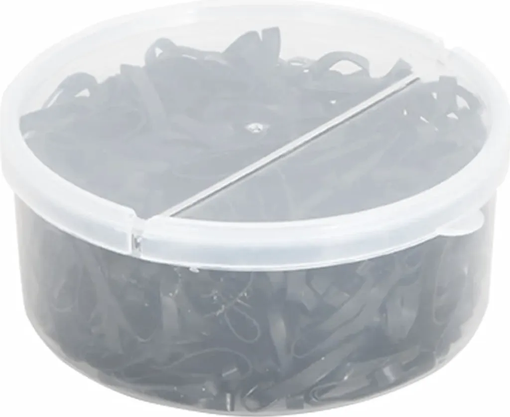 Elastici Criniera Silicone Nero 500 Pezzi - Design Professionale 2024