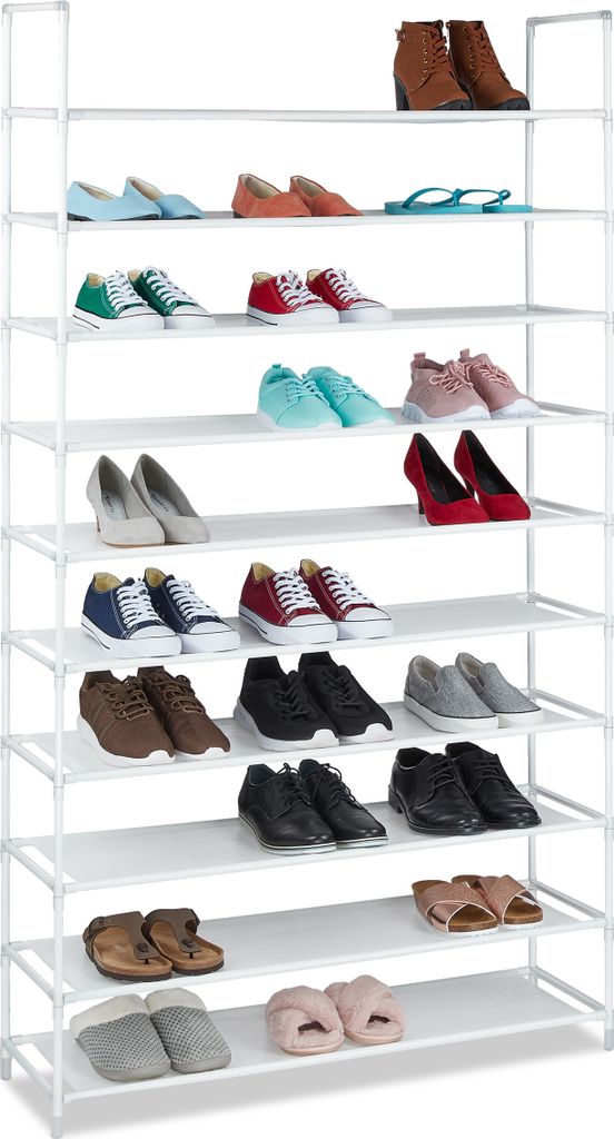 relaxdays Schuhregal Stoff für 50 Paar Schuhe Produktbild 1