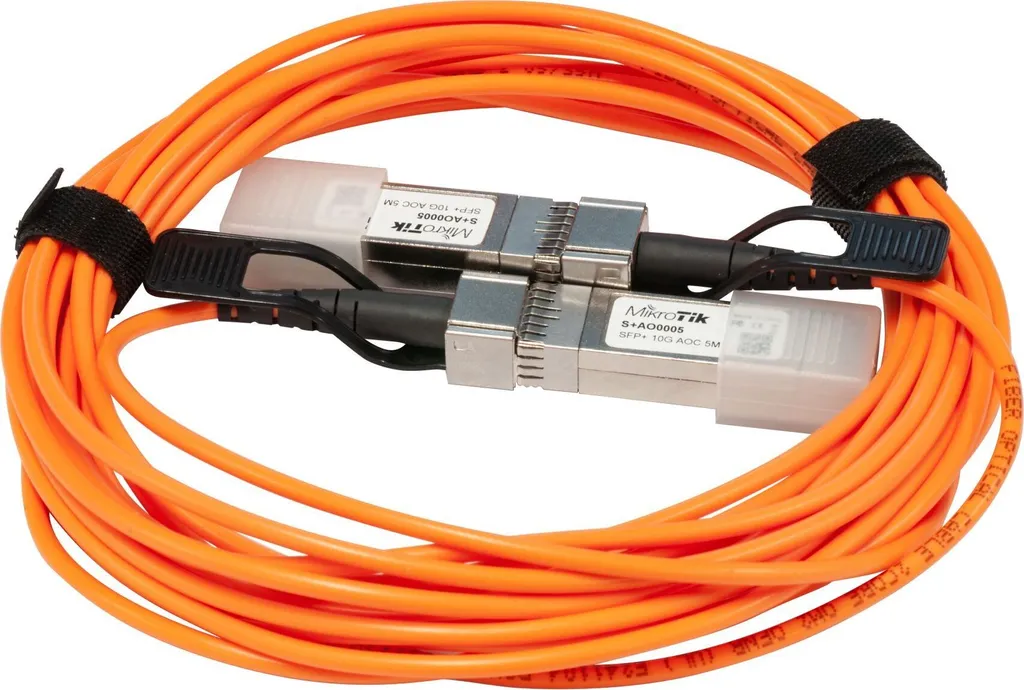 Câble Optique Actif SFP+ 10G 5m pour Réseaux et Serveurs Informatiques
