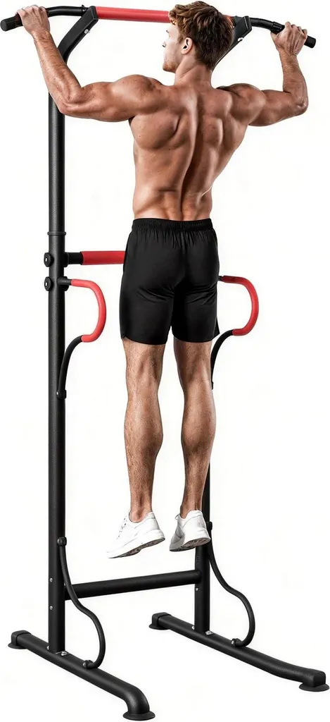 Station de traction pour abdos et taille - Tour de musculation maison