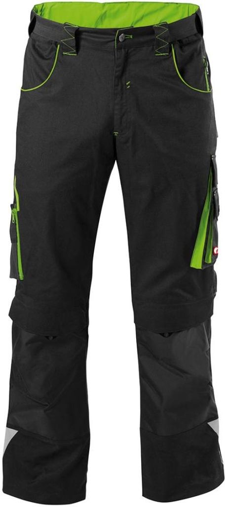 FORTIS Bundhose 24 schwarz/limegreen Gr. 34, Länge:nv, Größe:62, Farbe:schwarz/limegreen