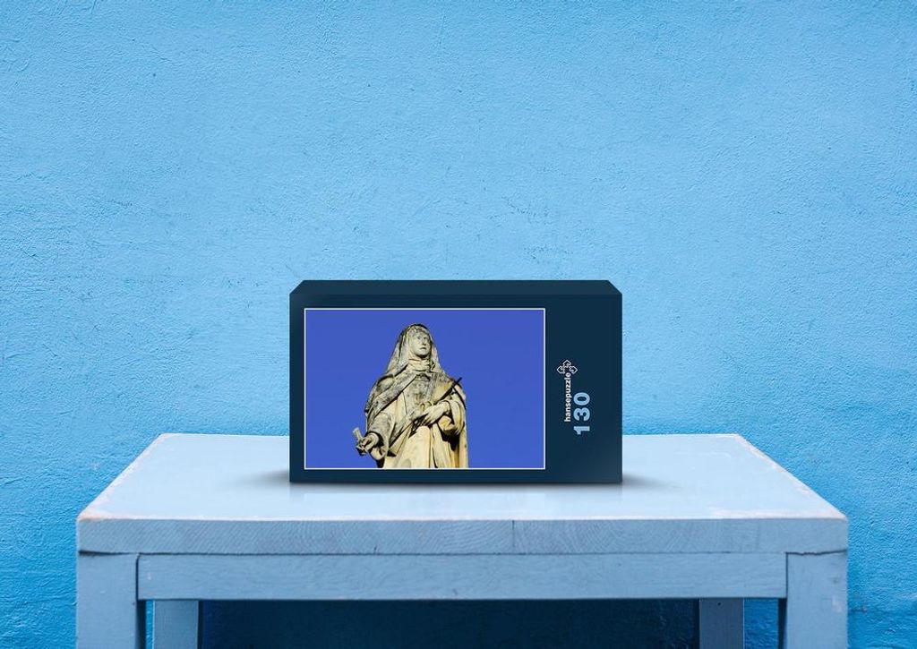 hansepuzzle 53566 - Saint Teresa Puzzle, 130 Teile, Religion, 28,7 x 20,0cm mit hochwertiger Aufbewahrung, Kartonbox und wiederverschließbarem Beutel