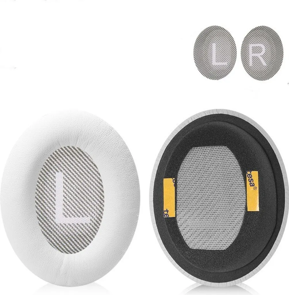Cuscinetti Compatibili Bose QC35 I/II Grigio - La Migliore Alternativa ai Pad Originali