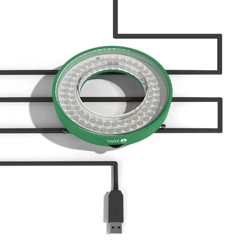 2UUL USB verstellbares Snap-on-Mikroskop-LED-Ringlicht