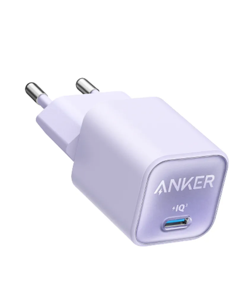Caricabatterie Anker 511 (Nano 3, 30W) viola lilla