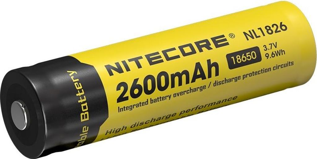 Nitecore NL186, Wiederaufladbarer Akku, 168A, Lithium-Ion Produktbild 