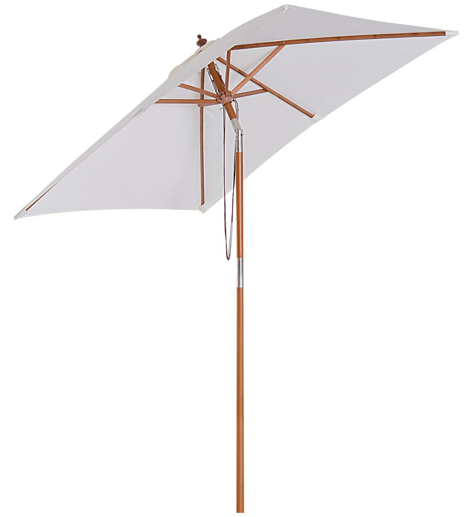 Sonnenschirm 200 x 150 x 235 cm Knickbarer Gartenschirm 3-stufig einstellbar rechteckig Strandschirm wasserabweisend und UV-best?ndig fš¹r Strand...