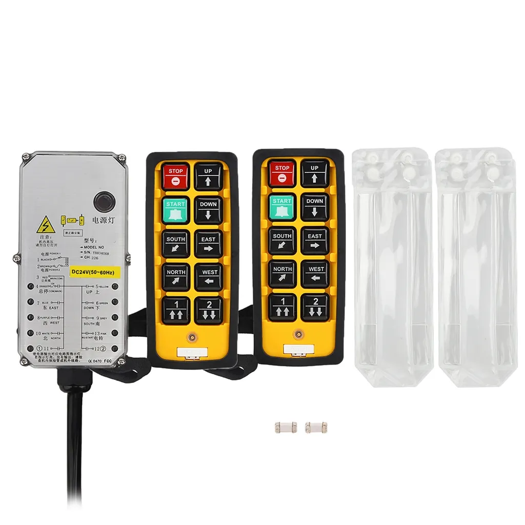 Télécommande de grue industrielle pour supprimer les câbles encombrants