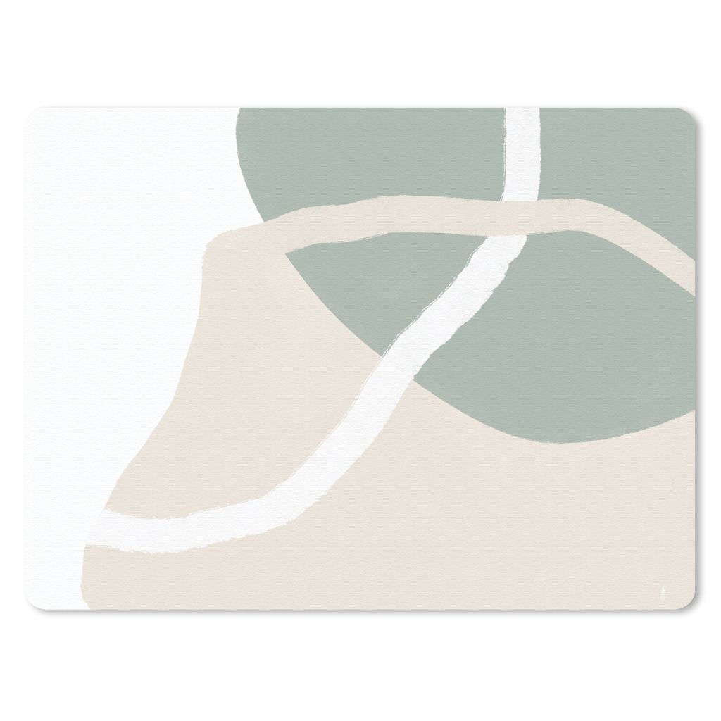 MuchoWow Mauspad Mousepad Minimalismus - Pastell - Gestaltung 23x19 cm - Mousepads - Maus Mat - Pad - Mausunterlage - Schreibtischunterlage - Mau...
