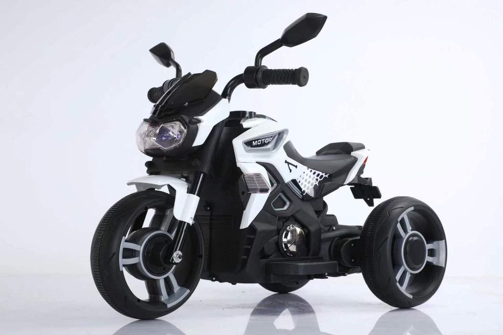 BoGi Elektro-Kindermotorrad 3-Rad mit Musik und Licht – 6V Elektrofahrzeug, in 4 Farben