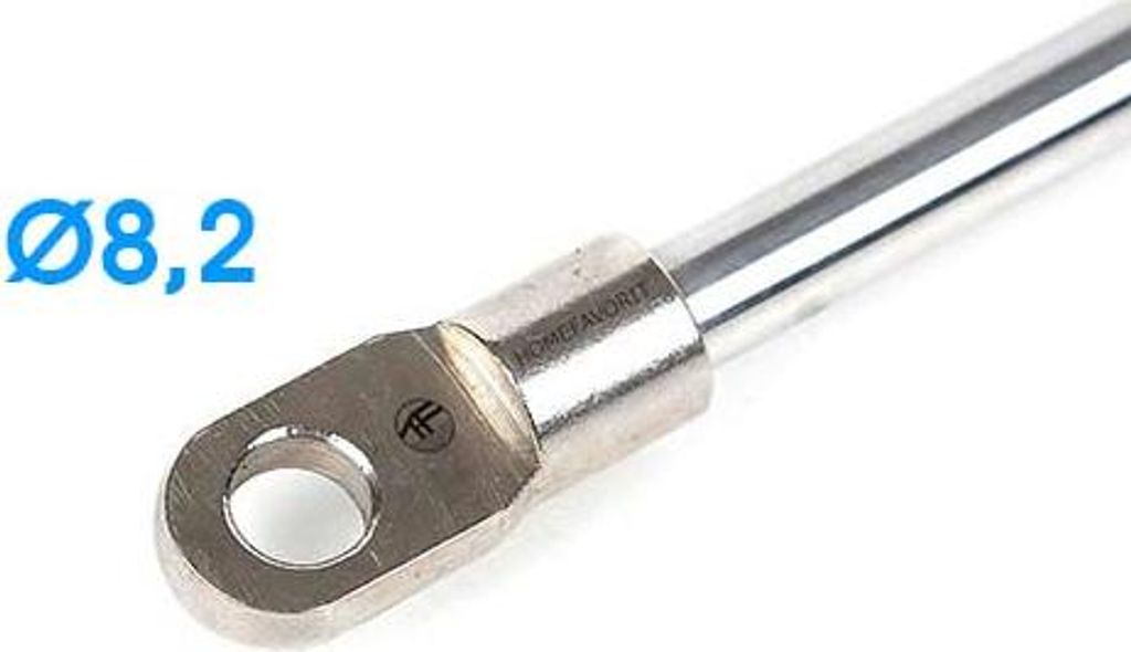Ersatz für Stabilus LIFT-O-MAT 084360 0500N Gasdruckfeder M6 18/8 - Ø 8,2mm