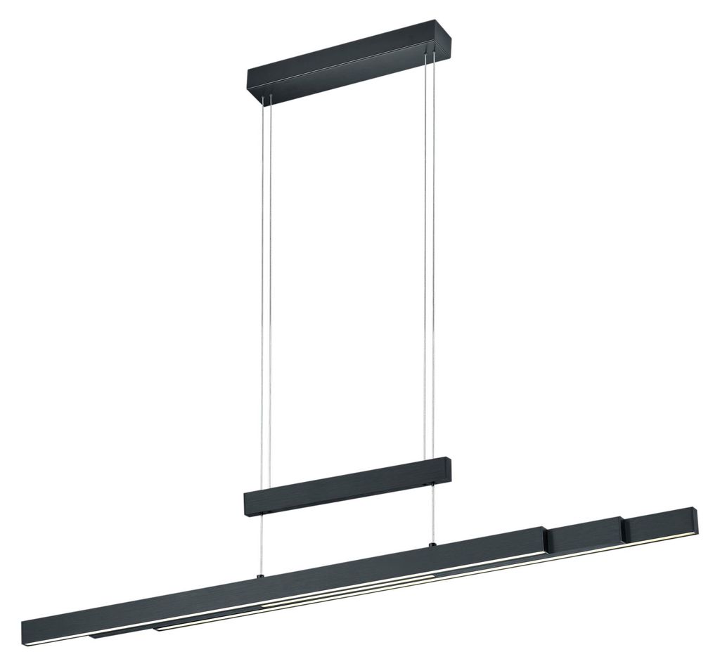 Żyrandol LED TRAJAN czarny Trio 375310532 Zdjęcie produktu 