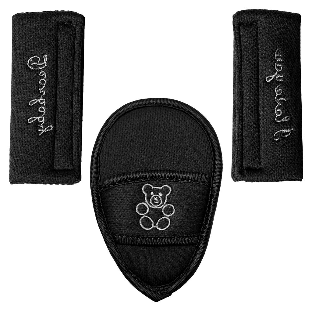 Gurtpolster Set - universell für Babyschalen, Buggys, Kinderwagen, Autositze (Klein)