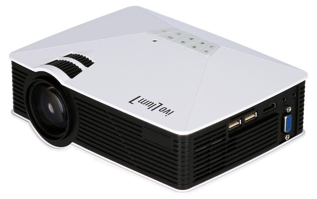 ivolum HBP-1000 LED Beamer mit langlebiger Lichtquelle, integriertem Medienplayer und vielseitigen Anschlüssen
