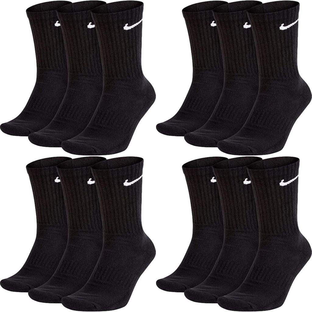 12 Paar Nike Socken Herren Damen Lang - Farbe: 12 Paar Produktbild 