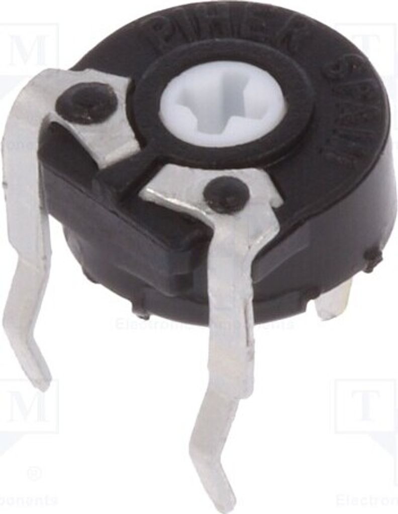 2x Potentiometer: für den Einbau 1kΩ 1-Drehung,liegend 100mW PT6KV102A2020 THT Po