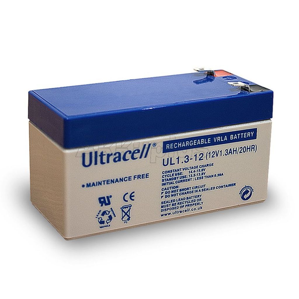Batteria al piombo Ultracell 12 V 1,3 Ah Immagine del prodotto 
