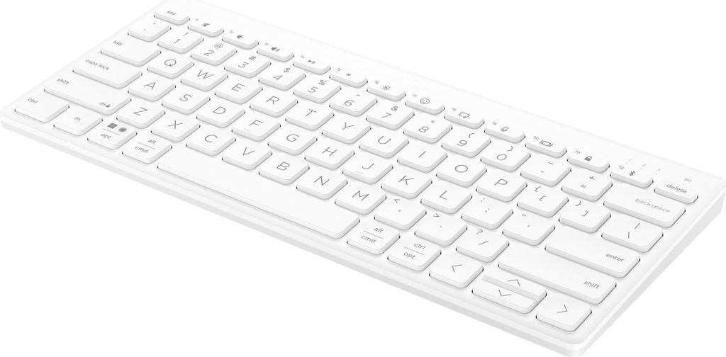 HP Tastatur 350 Compact Multi-Device Bluetooth Weiß Immagine del prodotto 