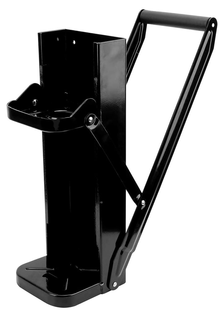 Wandmontierter Dosenzerkleinerer aus Aluminium mit Flaschenöffner und 2,5 l Fassungsvermögen für das Recycling von Dosen und Flaschen