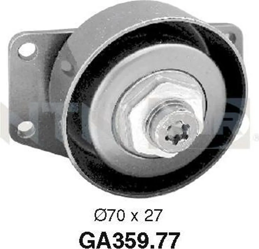 Stop bruits courroie avec galet tendeur SNR GA359.77 pour OE 575150