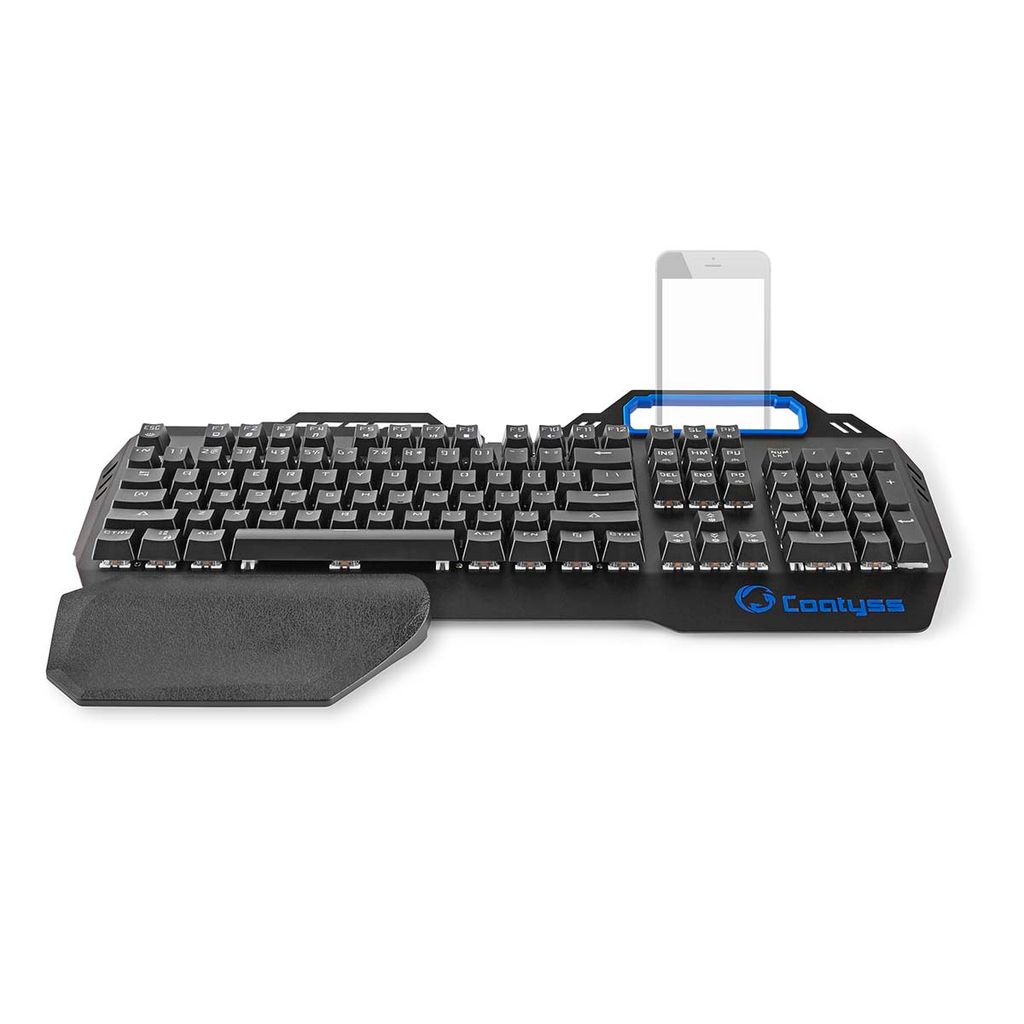 Nedis Wired Gaming Keyboard - USB - Mechanische Tasten - RGB - US international - US-Layout - Stromversorgung über USB - Netzkabellänge: 1.70 m -...