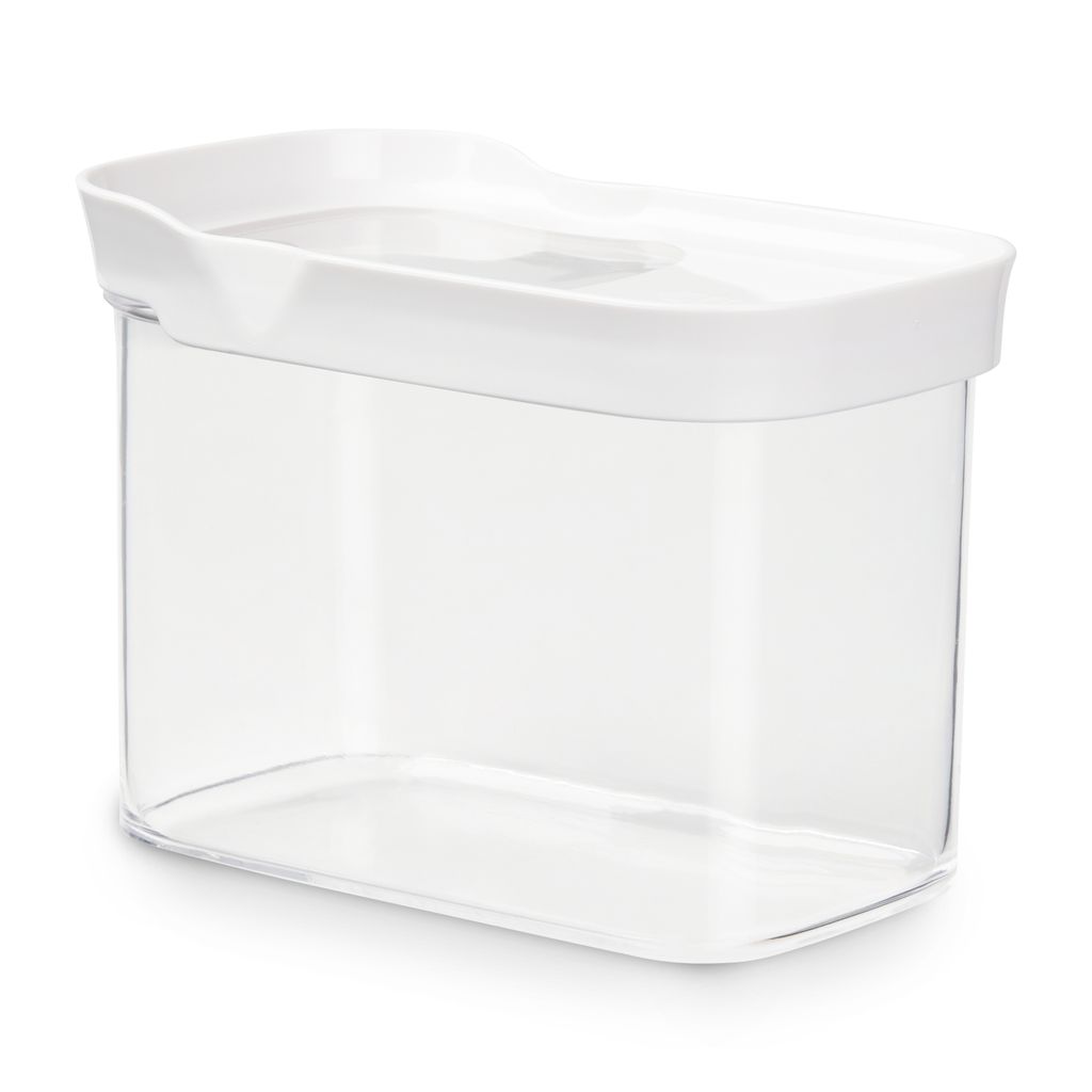 EMSA Optima, Container, Rechteckig, 1 l, Transparent, Weiß, Produktbild 