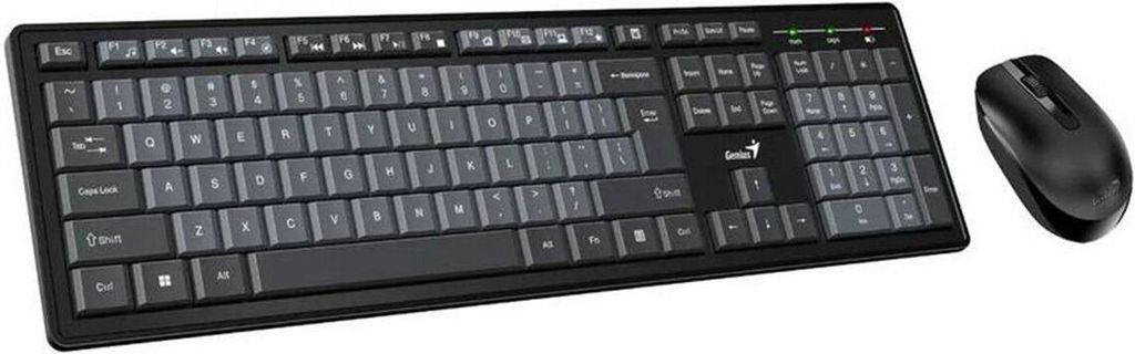GENIUS set klávesnice + myš Smart KM-8200/ Bezdrátový set 2,4GHz/ Copilot/ CZ+SK layout