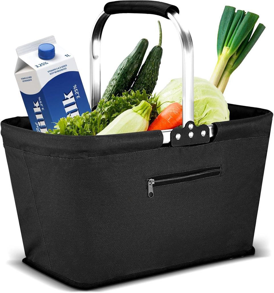 Einkaufskorb, Picknickkorb, Tragekorb, 30L Faltbar Produktbild 