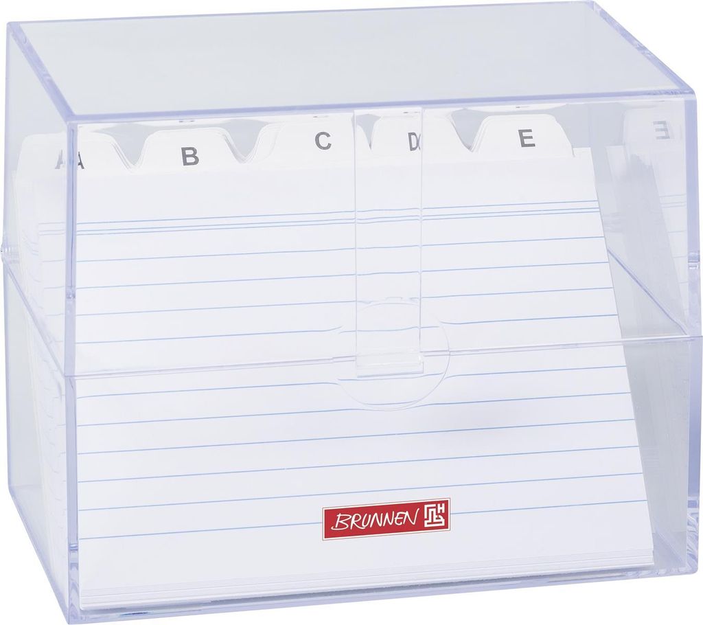 BRUNNEN 1020560 Kaartenbakken, 16,1 x 13,7 x 8,5 cm, Productafbeelding 