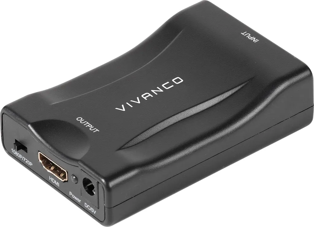 Adaptateur Péritel vers HDMI VIVanco - Boîtier de Conversion Vidéo HD