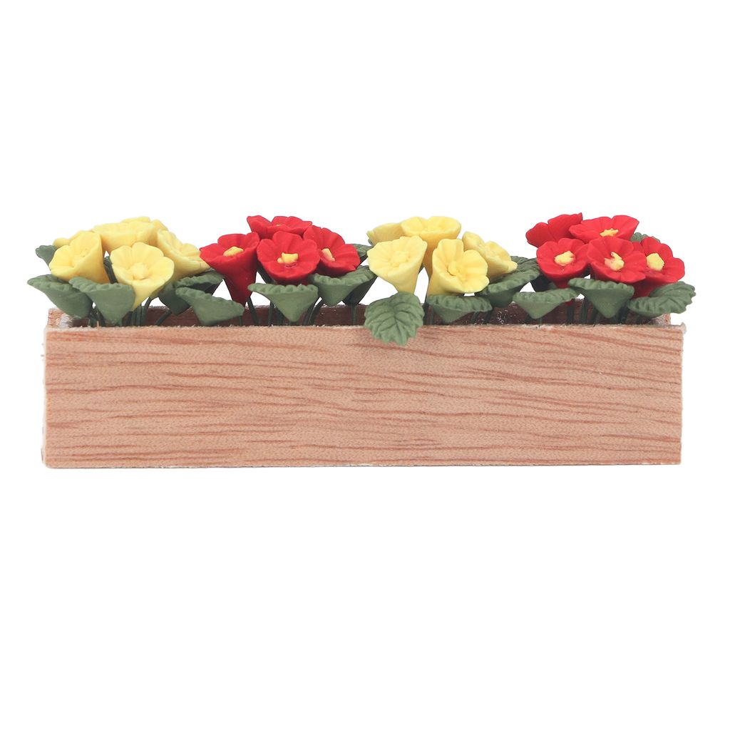 Puppenhaus Blumentopf,Puppenhaus Blumenbeet,Miniatur Bonsai,Miniatur Blumenbeet,Puppenhaus Dekoration,Puppenhaus Zubehör