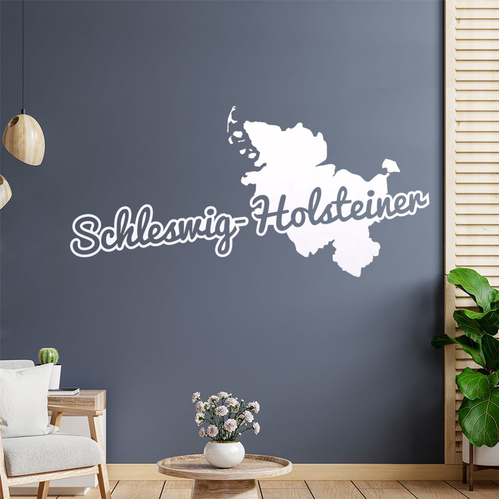 Schleswig Holsteiner Herkunft Wandtattoo Wandaufkleber Wall Sticker - Dekoration, Küche, Wohnzimmer, Schlafzimmer, Badezimmer