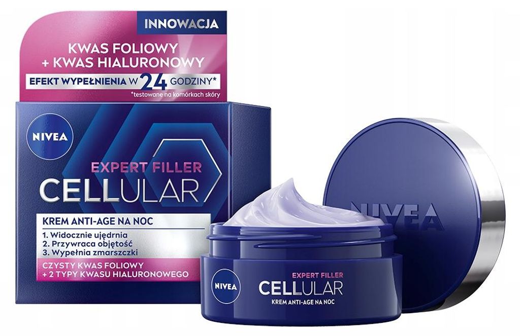 NIVEA Cellular Expert Filler Anti-Age Straffende Nachtcreme 50 ml
