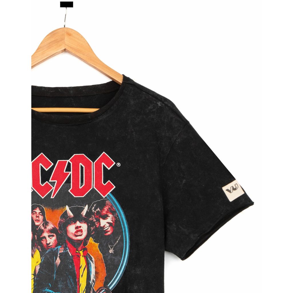 T-shirt AC/DC Highway To Hell Officiel - Homme/unisexe Noir - Neuf Avec étiquettes