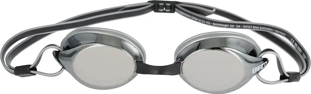 Lunettes de Natation de Compétition BOSTON MIRROR BECO Verres Argentés