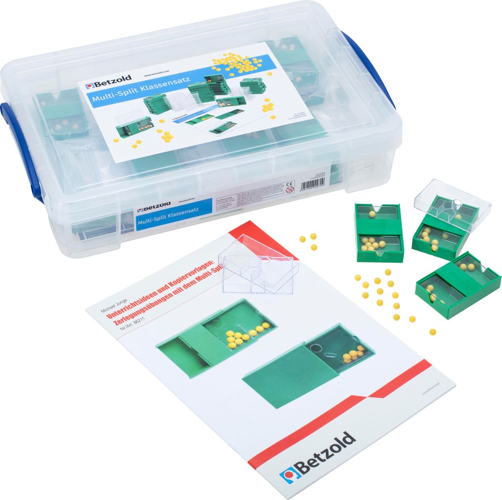Betzold Klassensatz mit 25 Multi-Split-Schüttelboxen