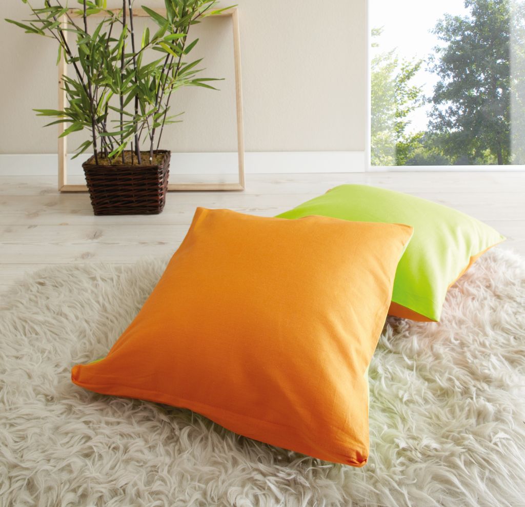 Kissen-Sets für Kinderzimmer Orange-Grün